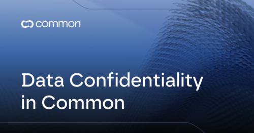 Data Confidentiality in Common. Here’s how it works.